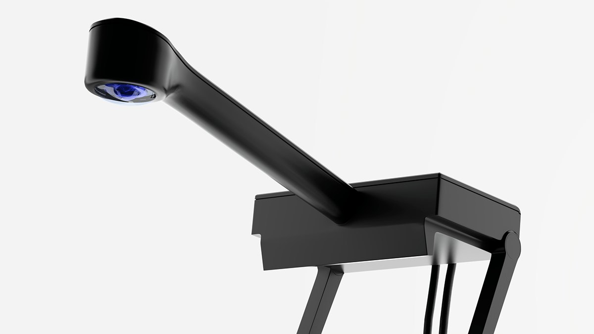 Aura TV Cam 3D product render on a white background